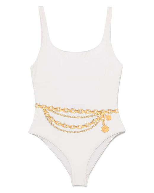 Versace Treasure ワンピース水着 White