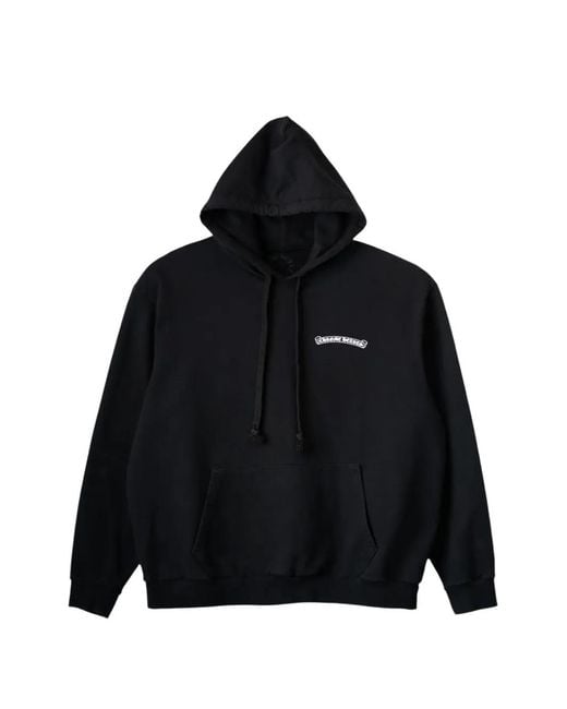 Chrome Hearts Black Printed Hoodie for men