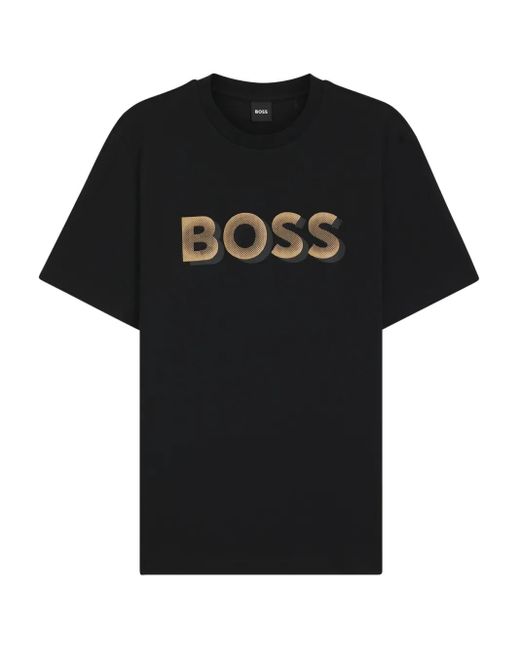 Boss Black Logo-Print T-Shirt for men