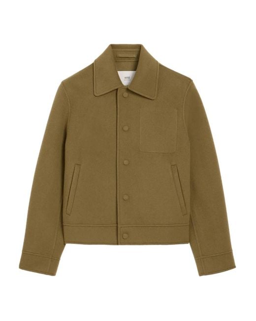 AMI Green Blouson Boule