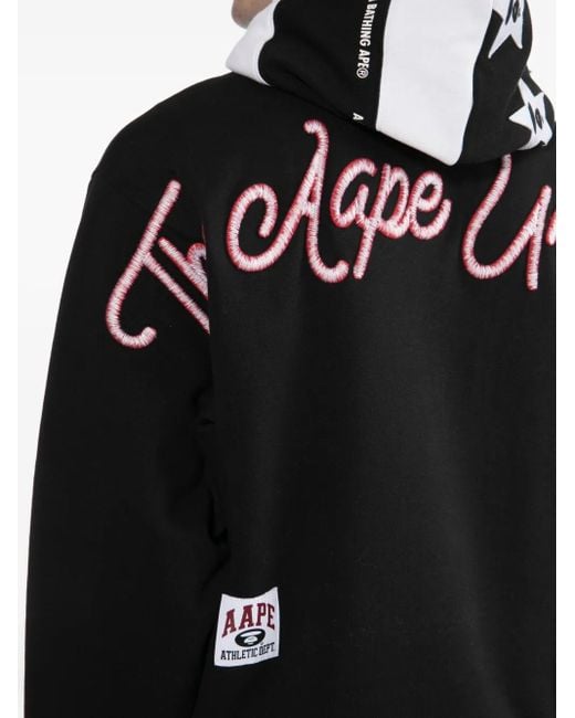 Aape By A Bathing Ape Moonface Bomberjack in het Black voor heren