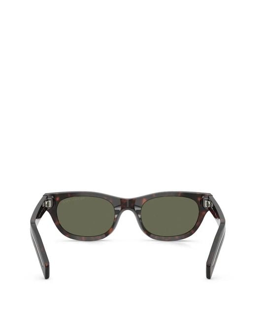 Prada Green Cat-Eye Sunglasses