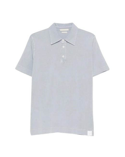 Daniele Fiesoli Gray Short-Sleeve Polo Shirt for men