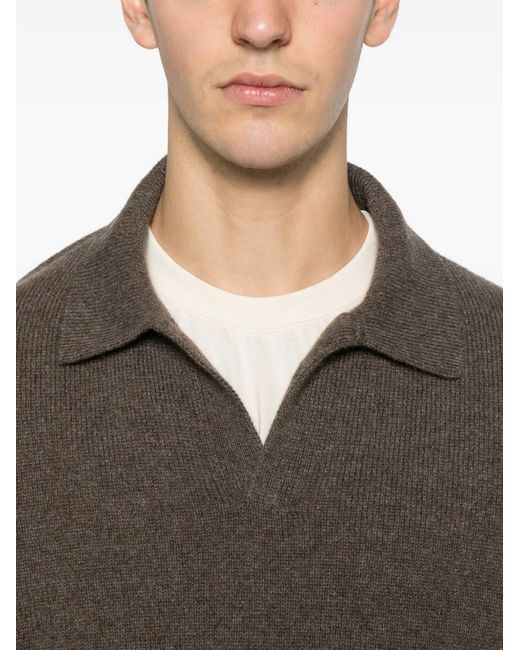 Jersey Leach Con Cuello The Row de hombre de color Brown