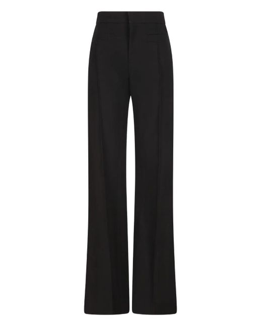 Chloé Black Tailored Cavalry Cotton Trousers