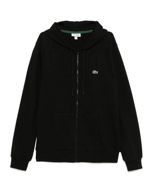 Lacoste Sweater Met Rits in het Black voor heren