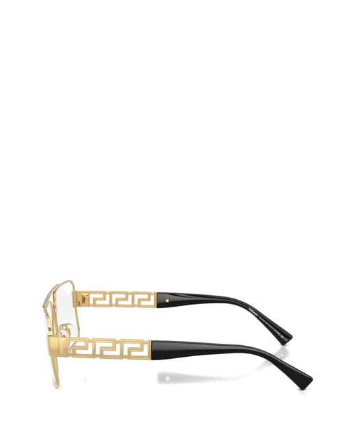 Versace White Greca Navigator Glasses for men