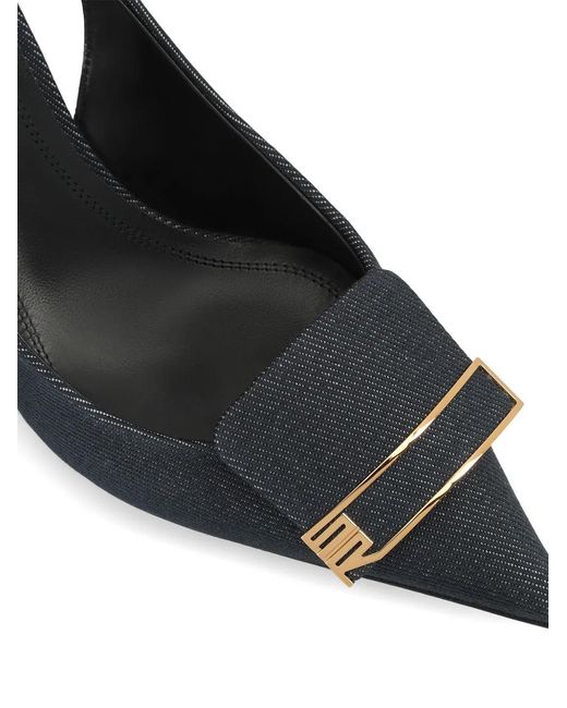Sergio Rossi Black Escarpins À Bride Arrière