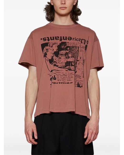 Enfants Riches Deprimes Erd Radio Control Room Cotton T-Shirt in