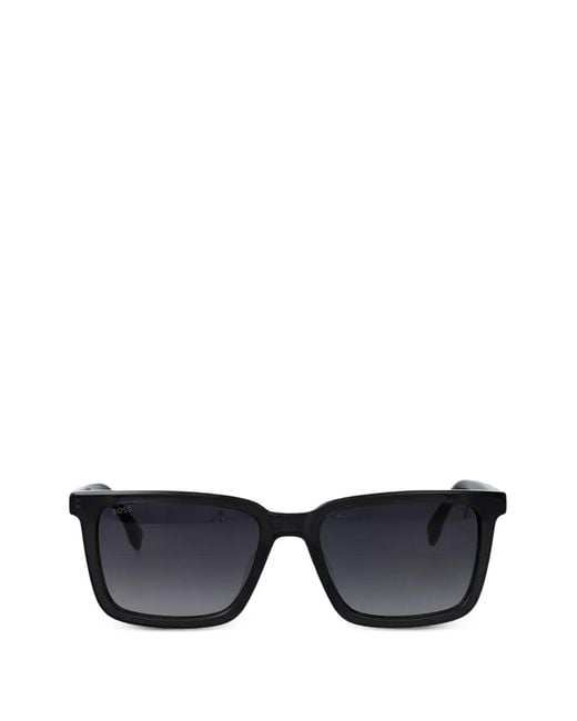 Boss Black Rectangle-Frame Sunglasses for men