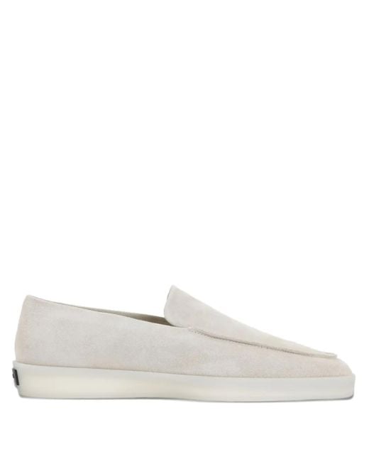 Fear Of God White Suede Loafers for men