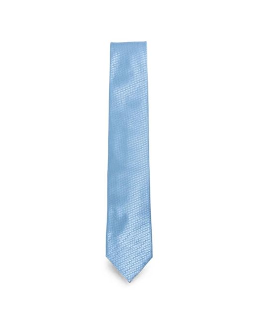 Zegna Blue Silk Tie for men