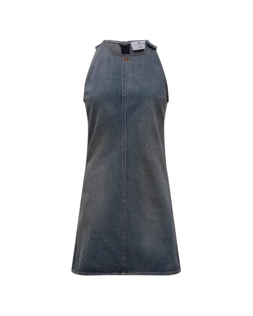Courreges Blue Heritage A-Line Mini Dress