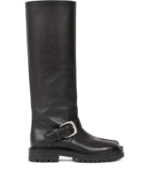 Maison Margiela Black Tabi County Knee Boots