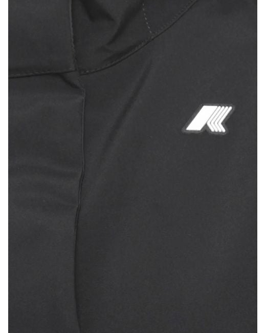 K-Way Black Madalina Hooded Jacket