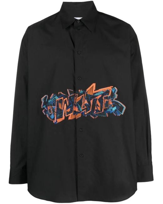 Off-White c/o Virgil Abloh Black Shirts for men