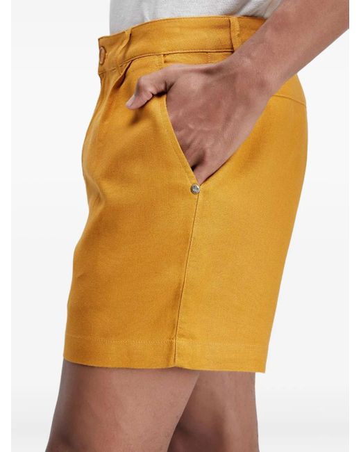 Osklen Shorts aus Leinen in Yellow für Herren