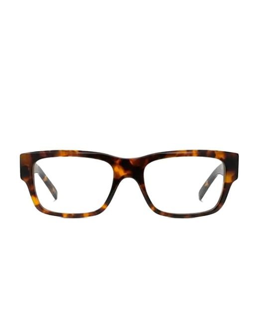 Givenchy Brown Brille Mit Eckigem Gestell