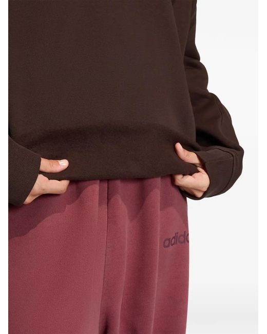 Adidas Brown Essentials Fleece Oversized Sweatshirt