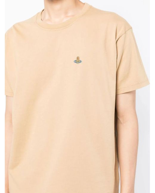 Vivienne Westwood Natural Orb Logo Tee for men