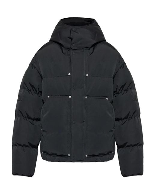 DSquared² Blue Hooded Puffer Jacket for men