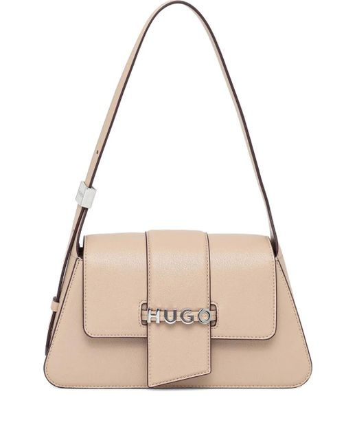 HUGO フラップバッグ Natural