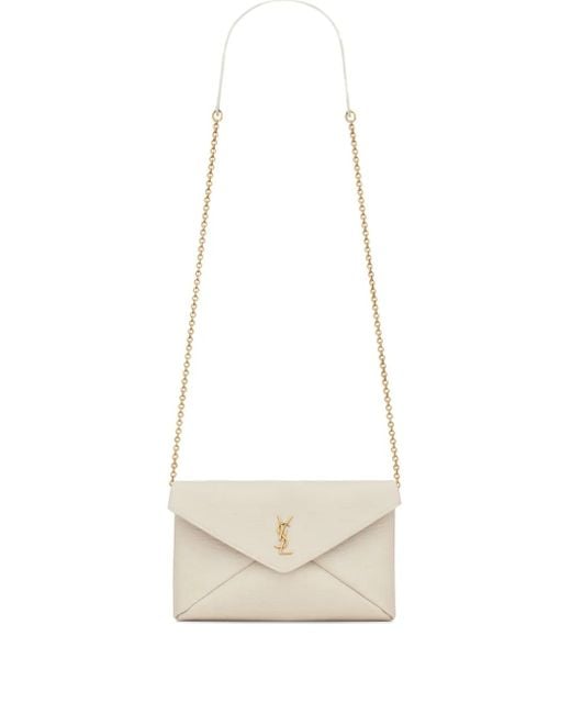 Saint Laurent カサンドル ショルダーバッグ White