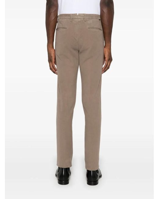 Incotex Natural Slim-Cut Trousers for men