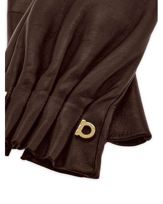 Ferragamo Brown Gloves