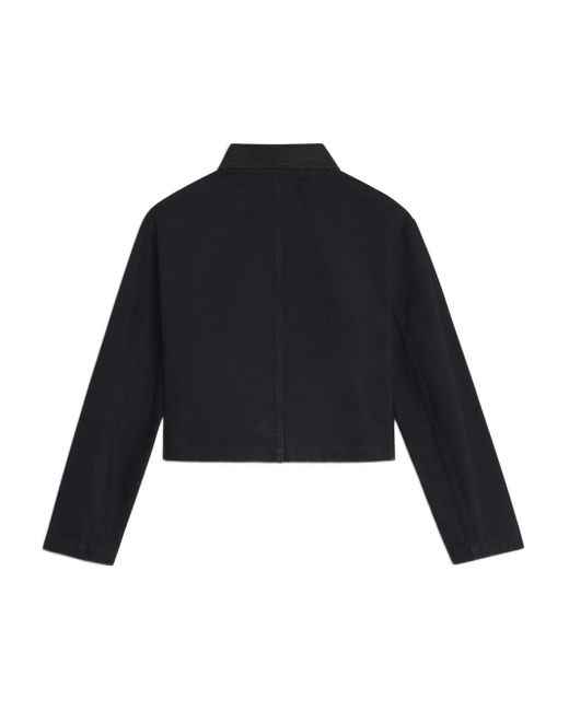 Maison Kitsuné Blue Pocket Button Cotton Denim Jacket