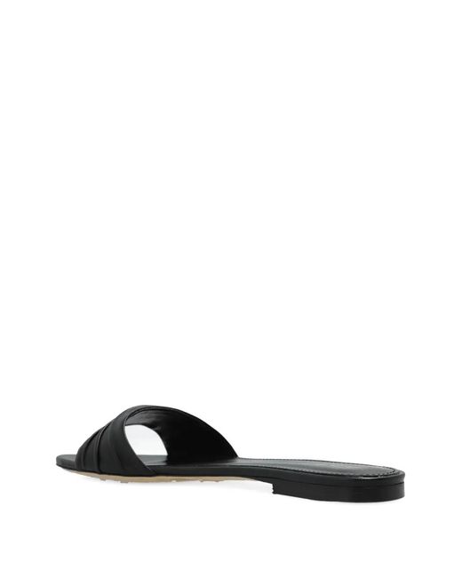 IRO Black Leather Sandals