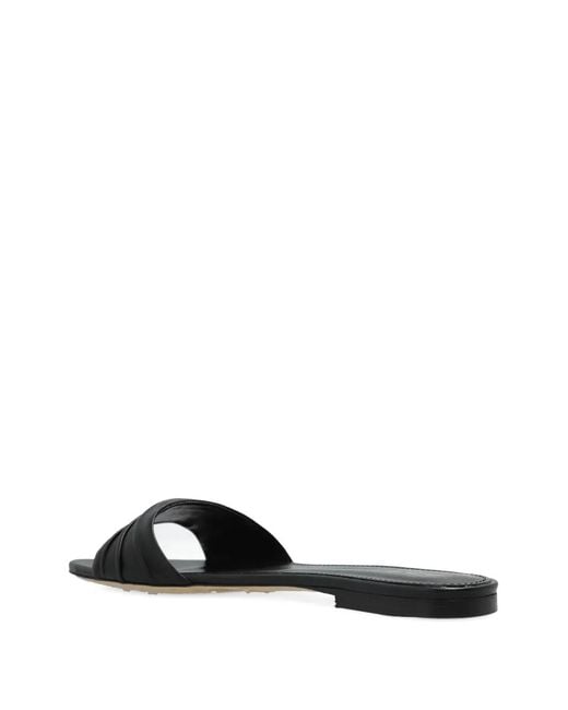 IRO Black Leather Sandals