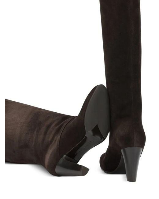Sergio Levantesi Black Onesta Knee-High Boots