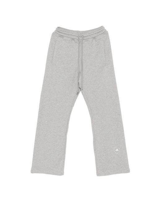 Adidas By Stella McCartney White Drawstring-Fastening Track Pants