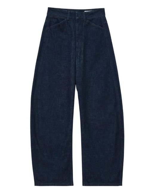 Jeans A Vita Alta di Lemaire in Blue
