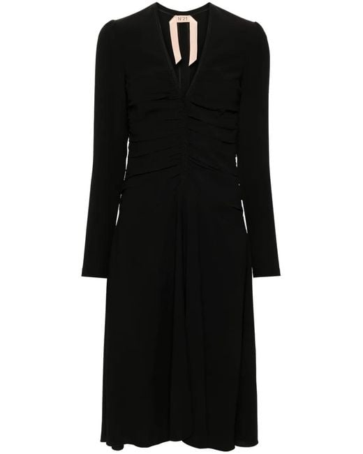 N°21 Black Midi Dress Clothing
