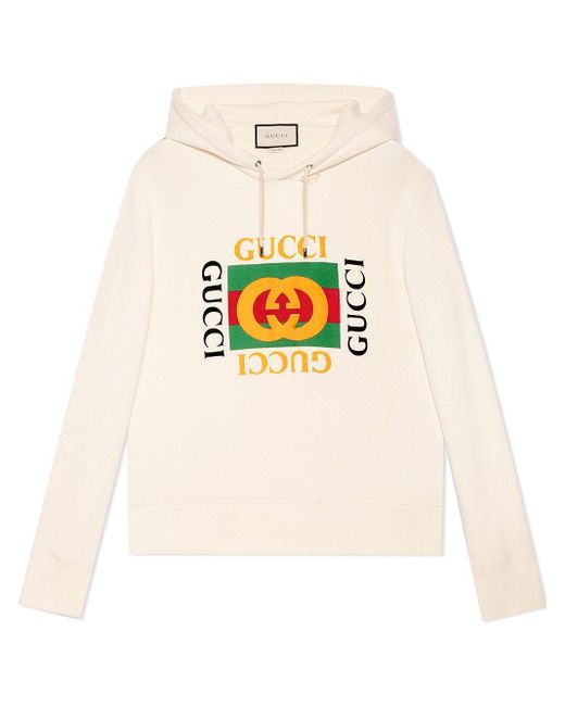 Gucci Cotton Print Hooded Sweatshirt for Men - Save 29% - Lyst