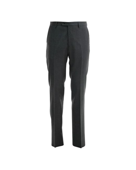 Tagliatore Black Button Two-Piece Suit for men