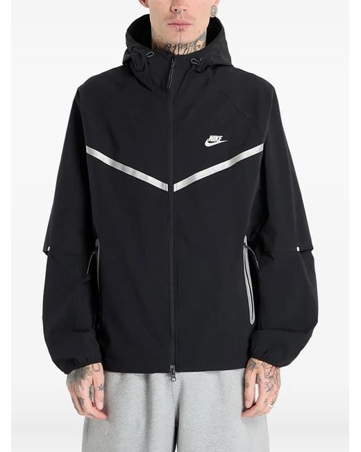 Nike Black Full-Zip Woven Jacket for men