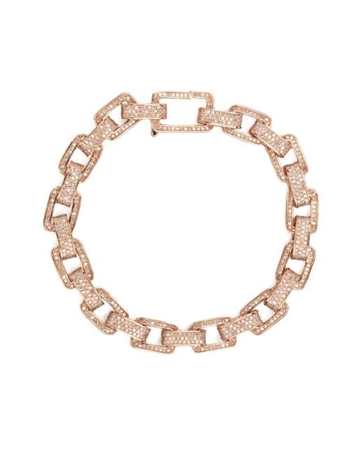 SHAY White 18K Rose Deco Diamond Bracelet