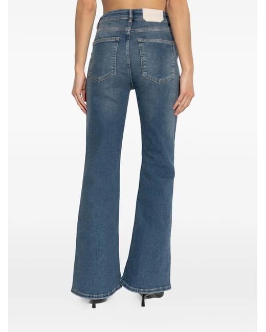 AllSaints Blue Maisie Flared Jeans