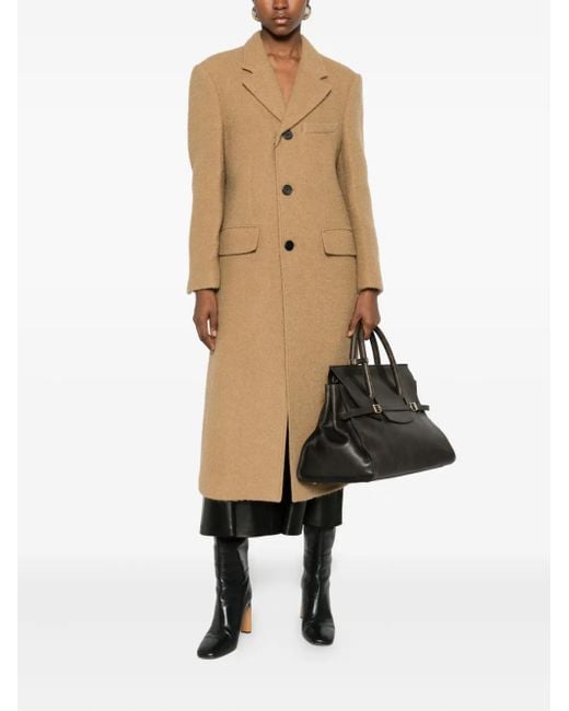 DUNST Natural Single-Breasted Coat