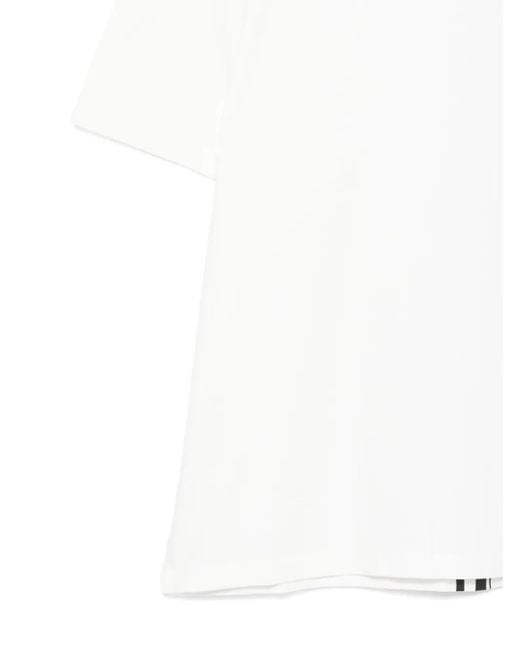 Mordecai White Stripe-Detail T-Shirt for men