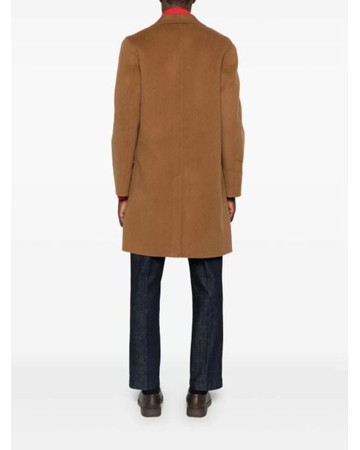 Aspesi Brown Flap-Pocket Coat for men