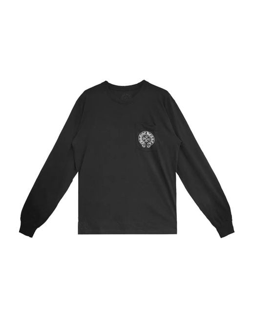 Chrome Hearts Black Las Vegas Horseshoe Long-Sleeve T-Shirt for men