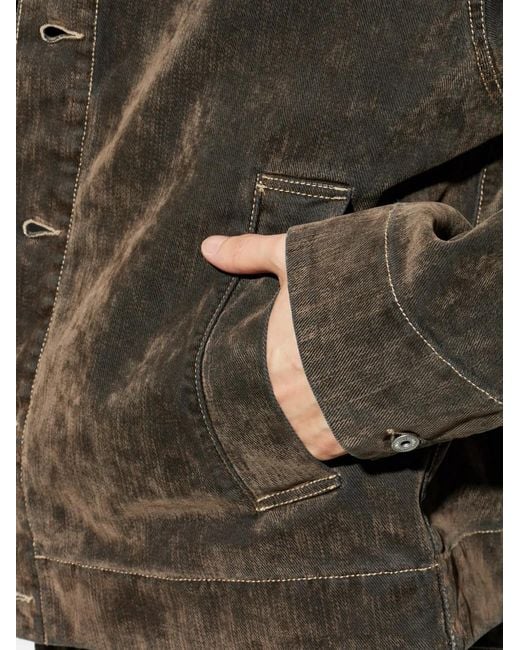 Jacquemus Mirada Cordjacke mit Knöpfen in Green für Herren