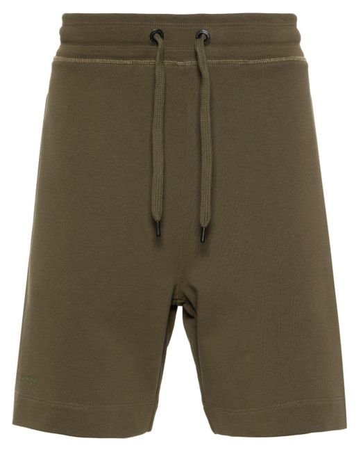 Canada Goose Green Cotton Track Shorts - Men's - Cotton for men