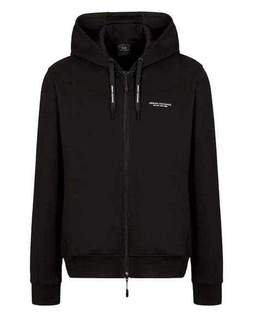 ARMANI EXCHANGE Hoodie mit Reißverschluss in Black für Herren