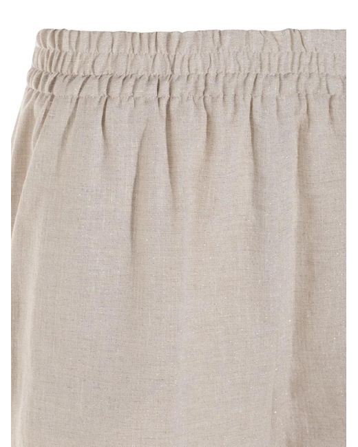 Eleventy Gray Elasticated-Waist Trousers