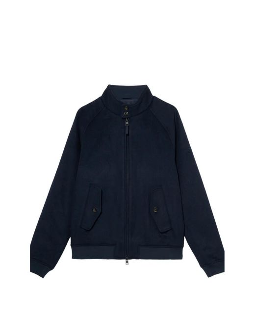 Brooks Brothers Blue Wool Harrington Jacket for men